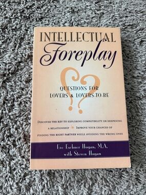 Intellectual Foreplay by Eve Eschner Hogan - Peach & Purple Paperback
